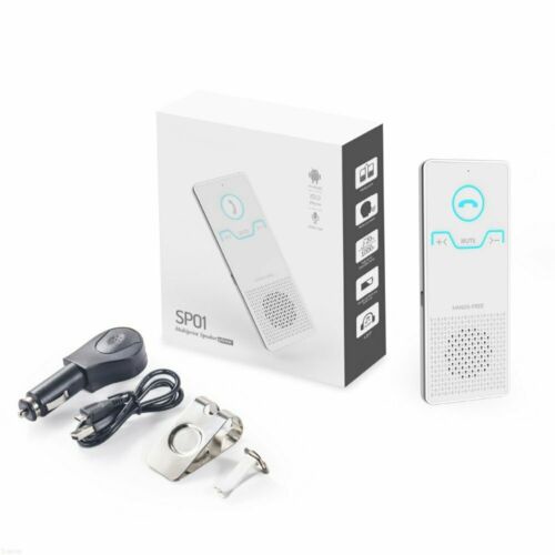 Bộ Loa Bluetooth Không Dây Kẹp Trên Xe Hơi Cho Điện Thoại Thông Minh