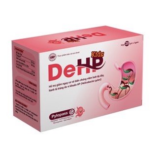 DeHP Kids – Hỗ trợ giảm nguy cơ viêm loét dạ dày do khuẩn HP (Hộp 20 gói)