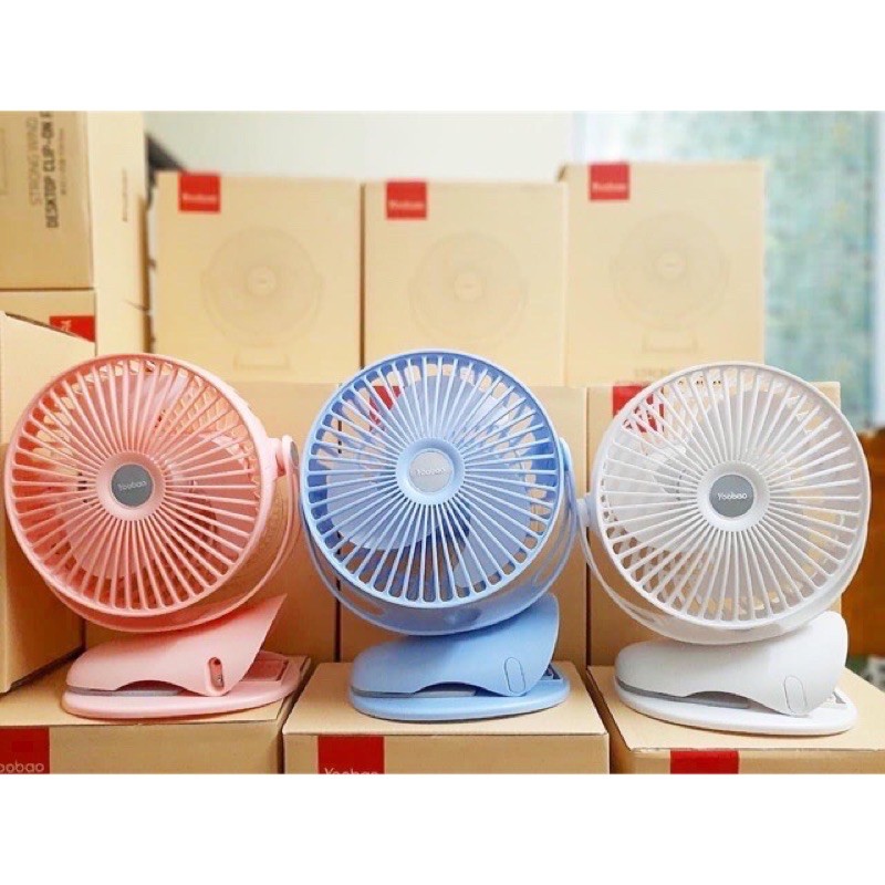 [HÀNG CÓ SẴN]Quạt  kẹpYoobao cao cấp 10,000mAh sử dụng liên tục 60h, hàng chính hãng,bảo hành 12 tháng | BigBuy360 - bigbuy360.vn