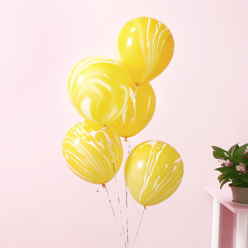 Set 10 Bong Bóng 12 Inch Hình Tròn Nhiều Màu Sắc Dùng Để Trang Trí Tiệc