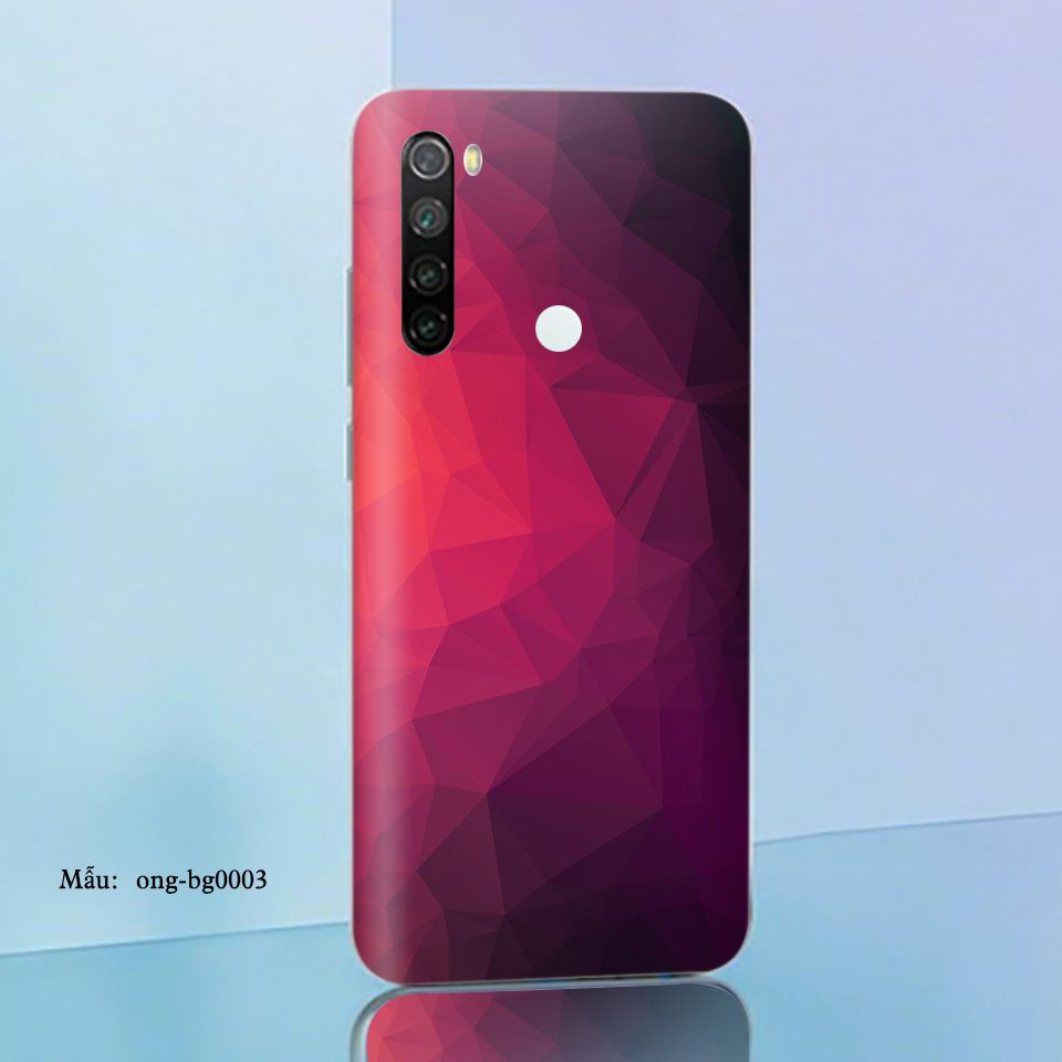 Skin dán cho các dòng điện thoại Xiaomi Mi6 - Mi7 - Mi8 - Mi9 in hình vân kim cương nhiều màu sắc cực đẹp