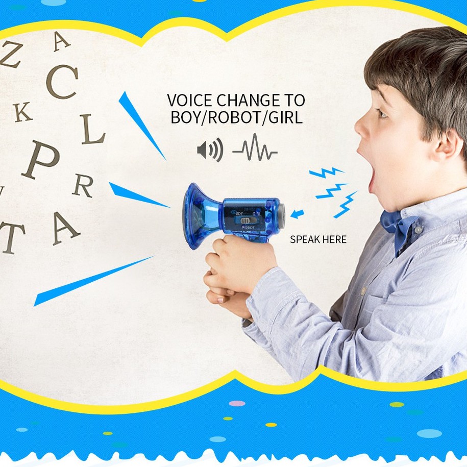 Loa Đồ Chơi Mini Bằng Nhựa Thay Đổi Giọng Nói Dành Cho Trẻ Em