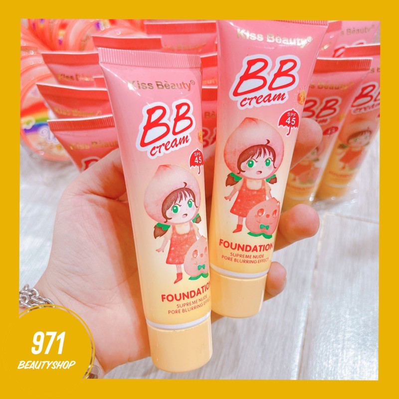 KEM NỀN CHE KHUYẾT ĐIỂM CHỐNG NẮNG SPF 45 KISS BEAUTY | BigBuy360 - bigbuy360.vn