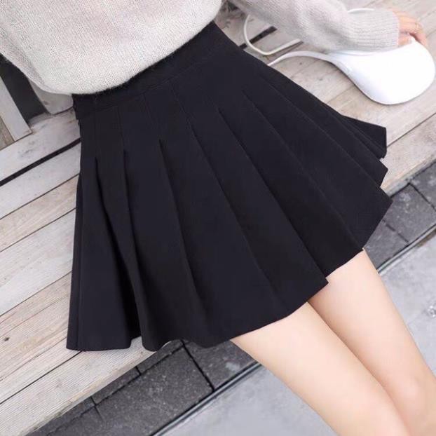 Chân váy xếp ly cạp cao ⚡️ SANG CHẢNH ⚡️ Chất umi xịn xò có quần trong chống lộ, tạo sự thoải mái năng động cho chị em