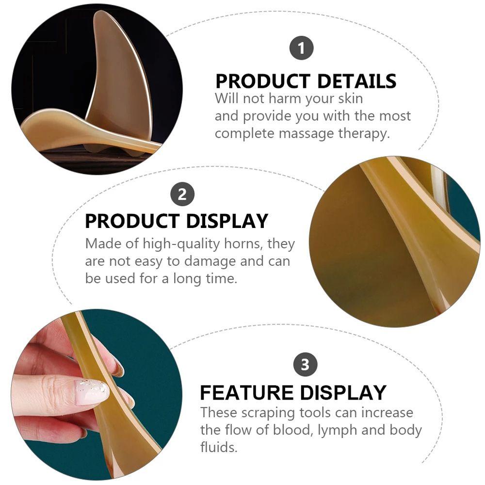 Tấm Bảng Guasha Giúp Thư Giãn Chăm Sóc Da Mặt Và Cơ Thể Giảm Nếp Nhăn