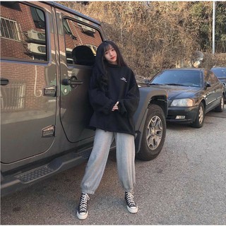 Quần jogger spun unisex vải da cá 3 màu