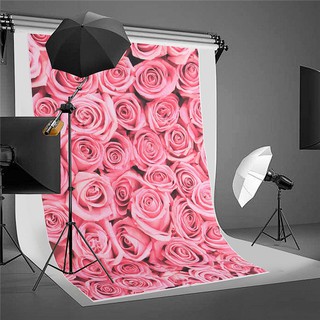Phông Nền Chụp Ảnh Hình Hoa Văn Cỏ 3X5Ft