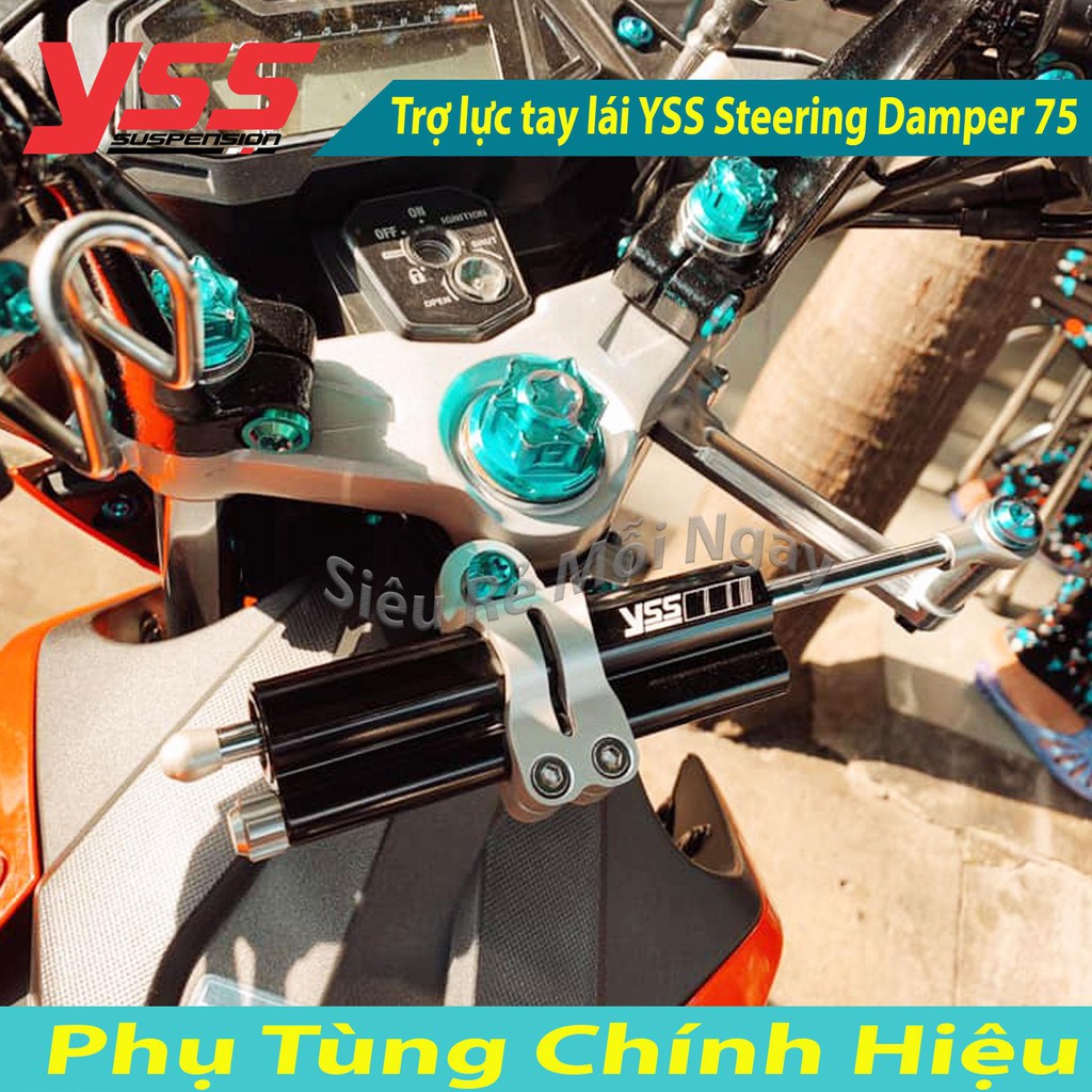 Trợ lực cổ tay lái YSS Steering Damper 75 Clamp A Thái Lan