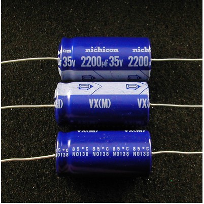 Tụ điện axial 2200uF 35V Nichicon VX(M)