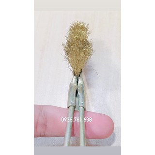 Bàn Chải Cán Sắt Đầu Thẳng Sợi Đồng