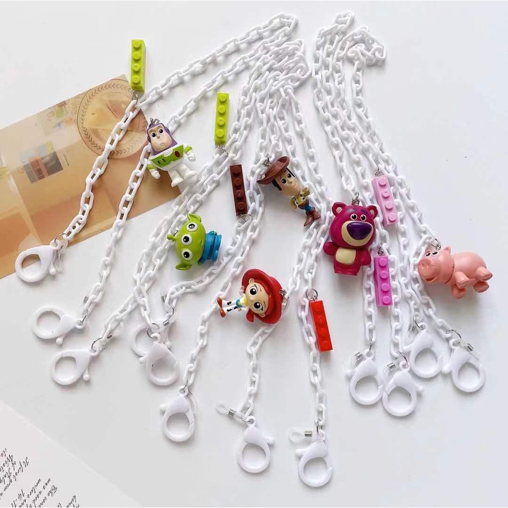 Dây Đeo Kính Bằng acrylic Họa Tiết Hoạt Hình Sáng Tạo