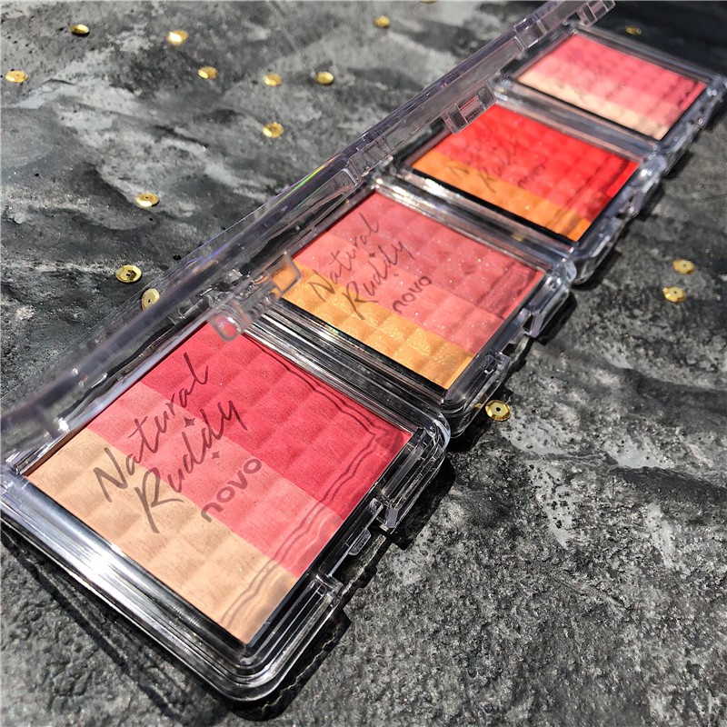 Phấn Má Hồng Novo 3 Màu Gradient Tone Cam Đào | BigBuy360 - bigbuy360.vn