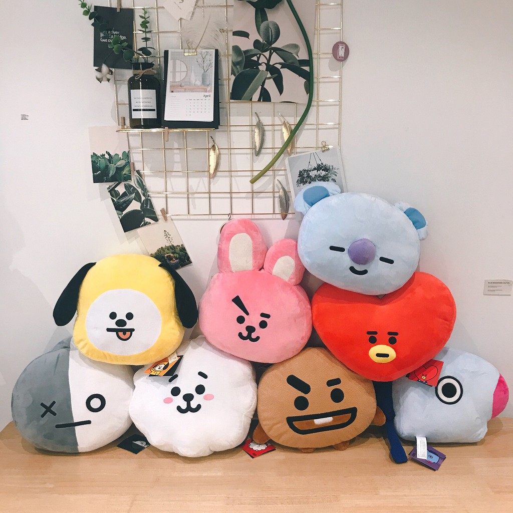 GỐI ÔM GẤU BÔNG COOKY Gối ôm BT21 siêu cute chất mềm ôm cực thích - 30cm