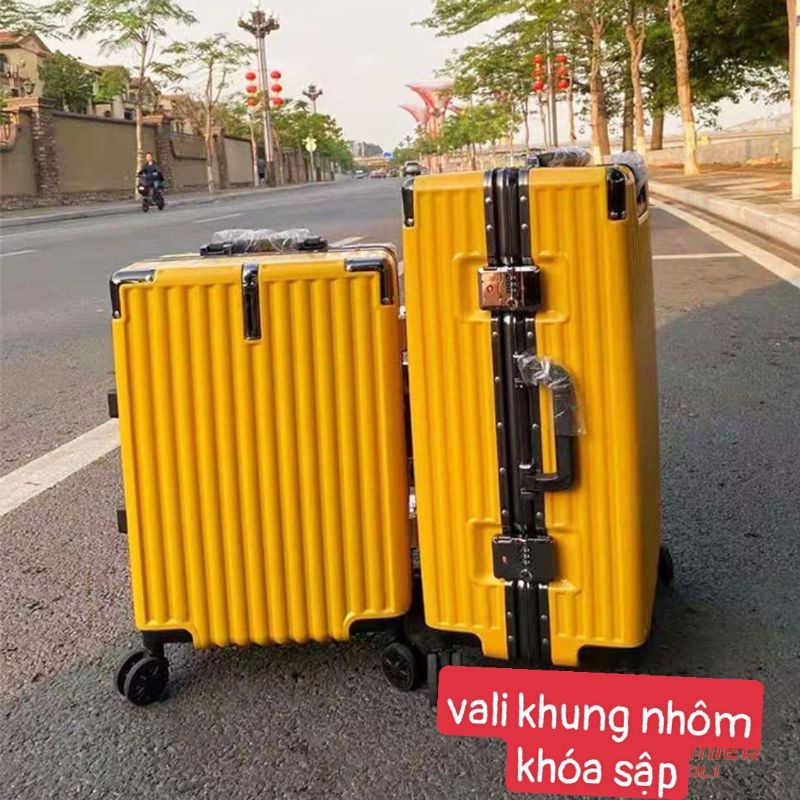 Vali du lịch khung nhôm khóa sập cao cấp ❣️❣️