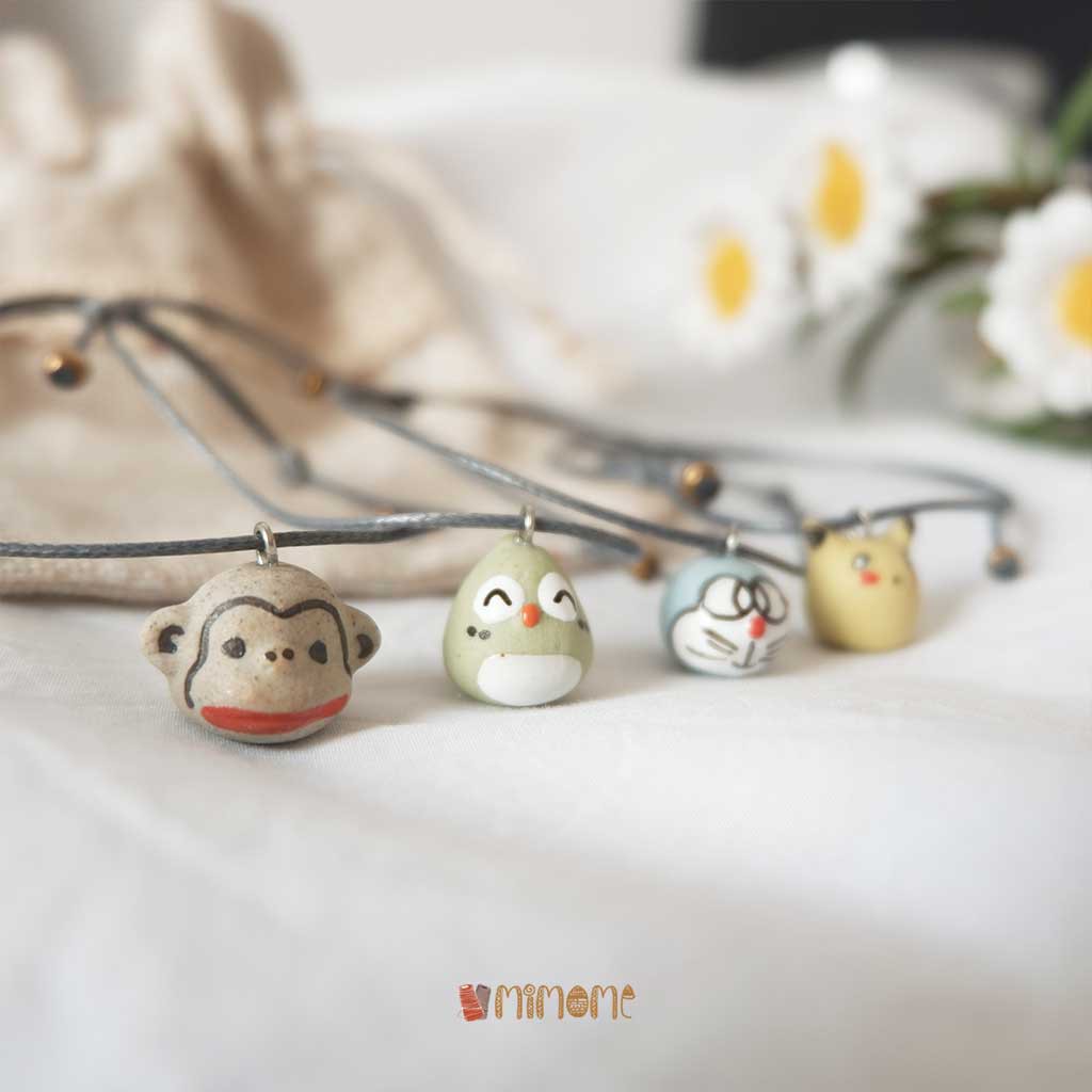 Vòng gốm chú chim xanh