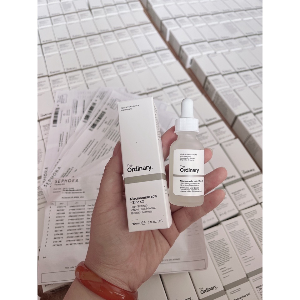 Tinh chất THE ORDINARY NIACINAMIDE 10% + ZINC 1% 30ml