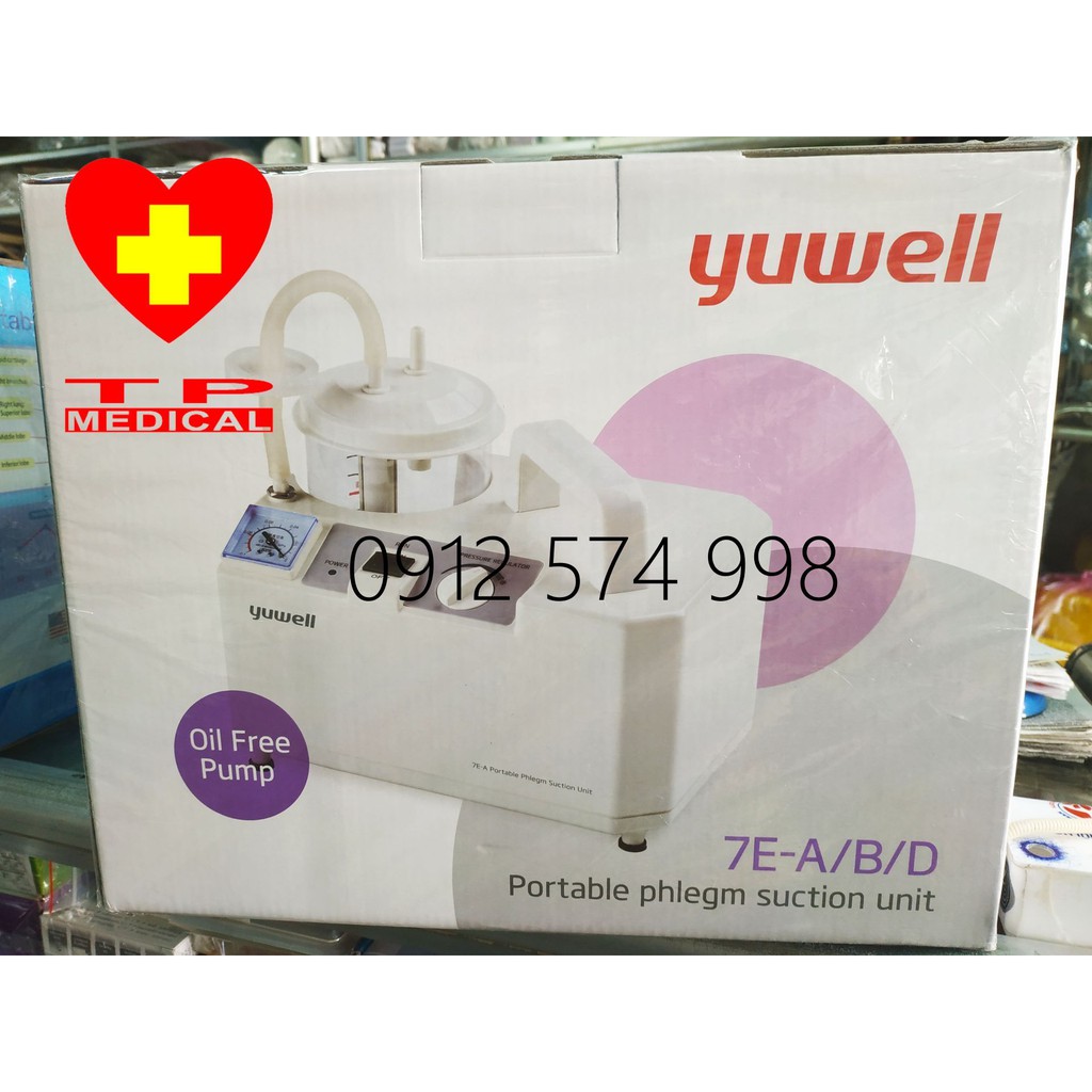 Máy Hút Mũi - Máy Hút Dịch 1 Bình Yuwell 7E-A