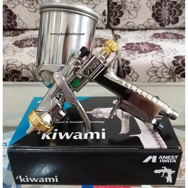 Súng phun sơn Anest Iwata Kiwami-1-13B4 thân chống dính súng phun mày ô tô lỗ 1.3mm sơn mịn đẹp