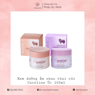 Kem dưỡng ẩm nhau thai cừu Úc Careline 100ml