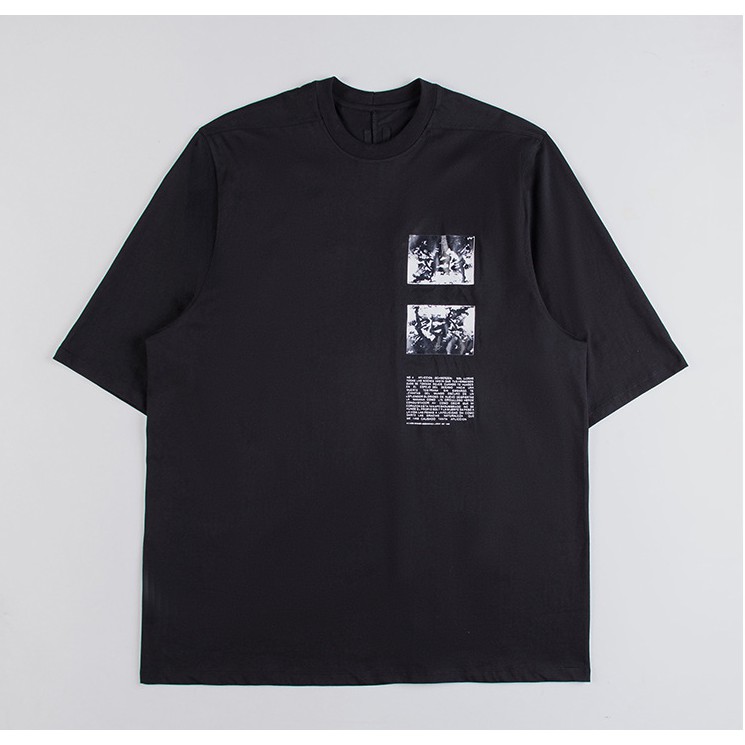 Áo thun ngắn tay Rick Owens DRKSHDW wagner print oversize T-shirt ss20