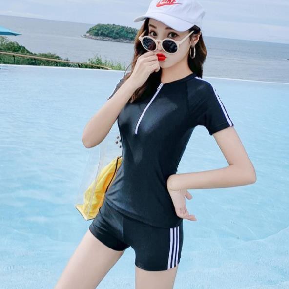 Bikini Nữ 2 Mảnh Quần Đùi Cạp Cao Aó Phủ Bụng Bin Sports BHV096 [ Bikini Giá Xưởng ] | BigBuy360 - bigbuy360.vn