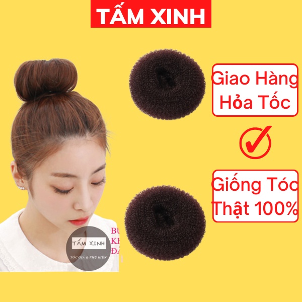 Búi tóc DONUT, dụng cụ hỗ trợ búi tóc to, phồng, đi tiệc sang chảnh, gọn gàng