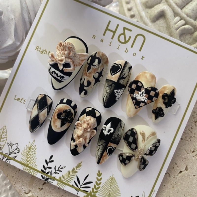 Nailbox Thiết Kế Cổ Điển ( Nhắn tin cho shop đo sz)