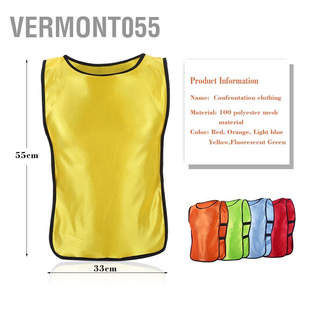 Vermont055 5Colors Children Waistcoat Vest Jacket for Outdoor Sports Football Training