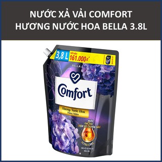 Nước xả vải Comfort Nước hoa Bella túi khổng lồ 3.8L MỚI