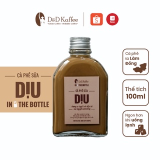 Cà Phê Sữa DỊU Đóng Chai 100ml/180ml -  D&D Kaffee [Sản Phẩm Chỉ Bán Tại TPHCM]