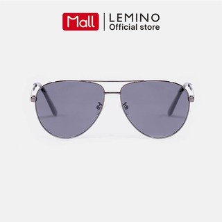 Kính Mắt Nam LEMINO LE7539-3 Kính Mát Thời Trang Mắt Chuồn Gọng Kim Loại Kết Hợp Chân Nhựa
