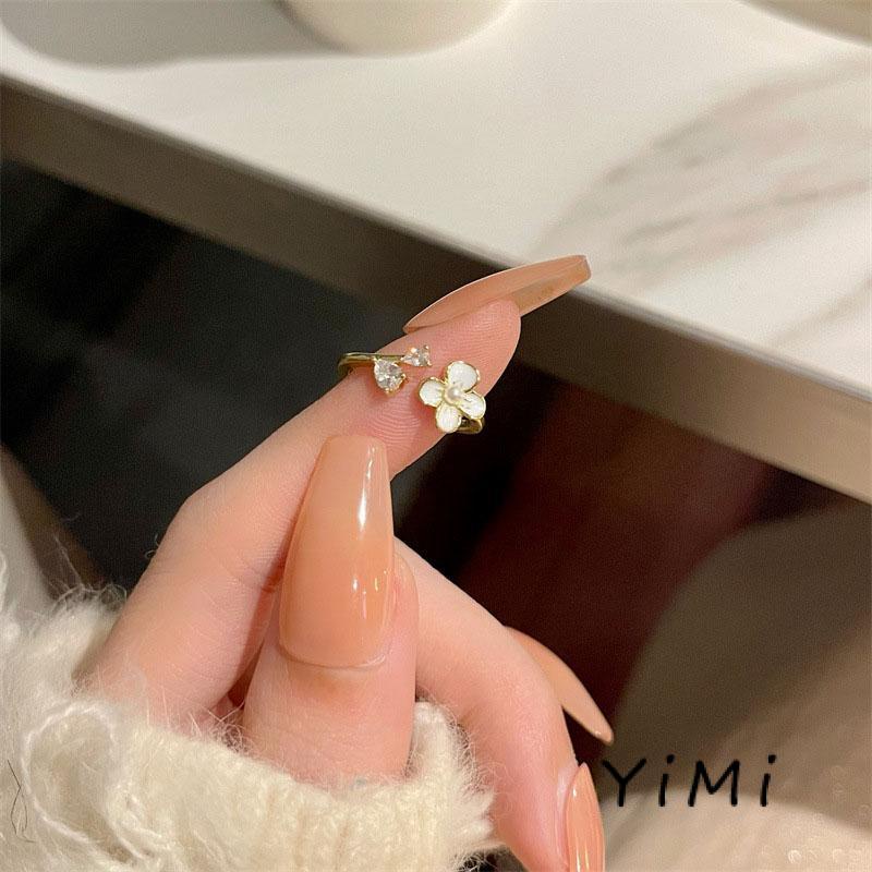 Nhẫn Hở Trang Trí Hình Cánh Hoa Phong Cách Nhật Bản Thời Trang Cho Nữ