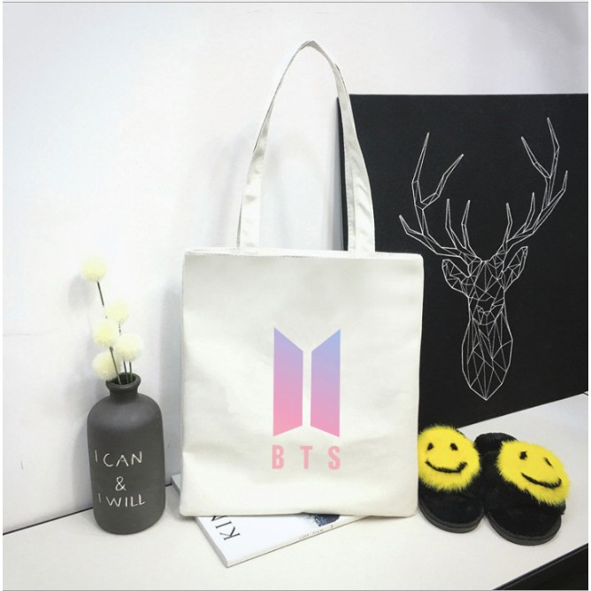 Túi tote hình logo Bangtan  mẫu mới