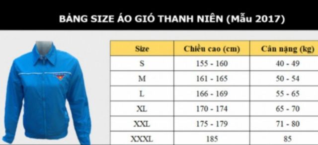 Áo khoác ĐOÀN thanh niên (mẫu mới, Logo thêu) | Nhạc Cụ Thành Công