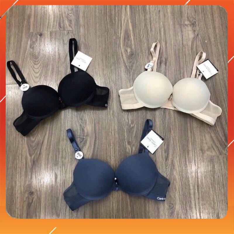 [Áo ngực siêu nâng đẩy] Áo lót nữ su đúc có gọng trơn, đệm dày, quai lưới Canlin Kexin, Mã A5859