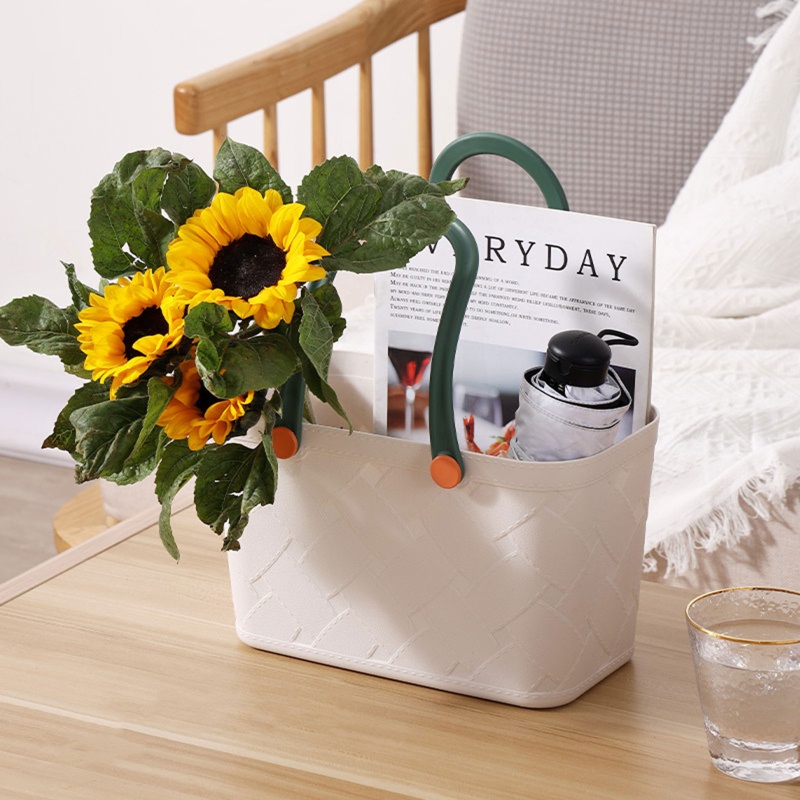 Giỏ Nhựa Đựng Đồ Dùng Nhà Tắm Có Tay Cầm Tiện Dụng