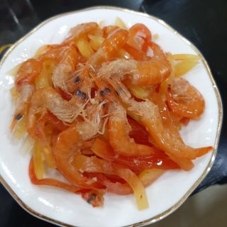 Tép sông trộn đu đủ hủ 500gr