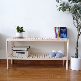 kệ giày dép gỗ thông 100cm
