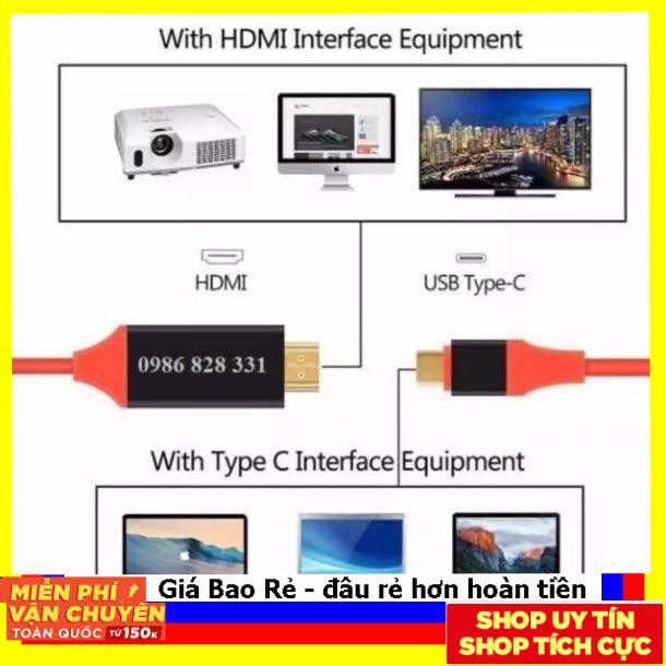 Cáp Lightning, Micro Usb, TypeC Sang HDMI (Lightning To HDTV)