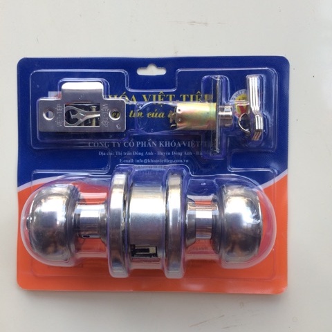 Ổ khoá tay nắm tròn 4206, trùy, tay nắm lắp cửa nhôm kính