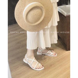 Sandal xỏ ngón, quai chéo