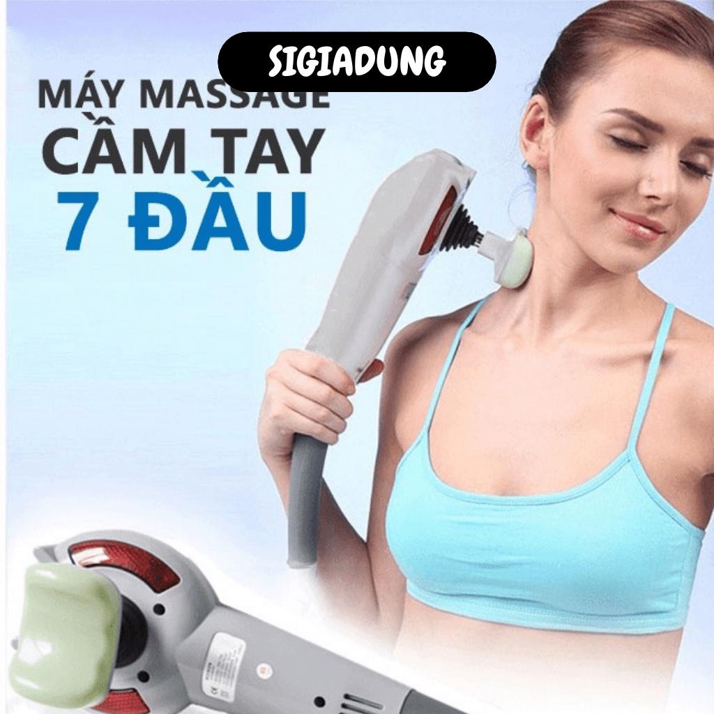 [SGD] Máy massage - Thiết Bị Mát Xa Cầm Tay 7 Đầu Magic King Giảm Đau Và Thư Giãn Thần Kinh 3484