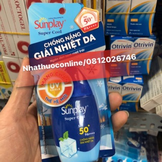 ✅SỮA CHỐNG NẮNG SUNLAY 50 SUPER COOL GIẢI NHIỆT DA (30gr)