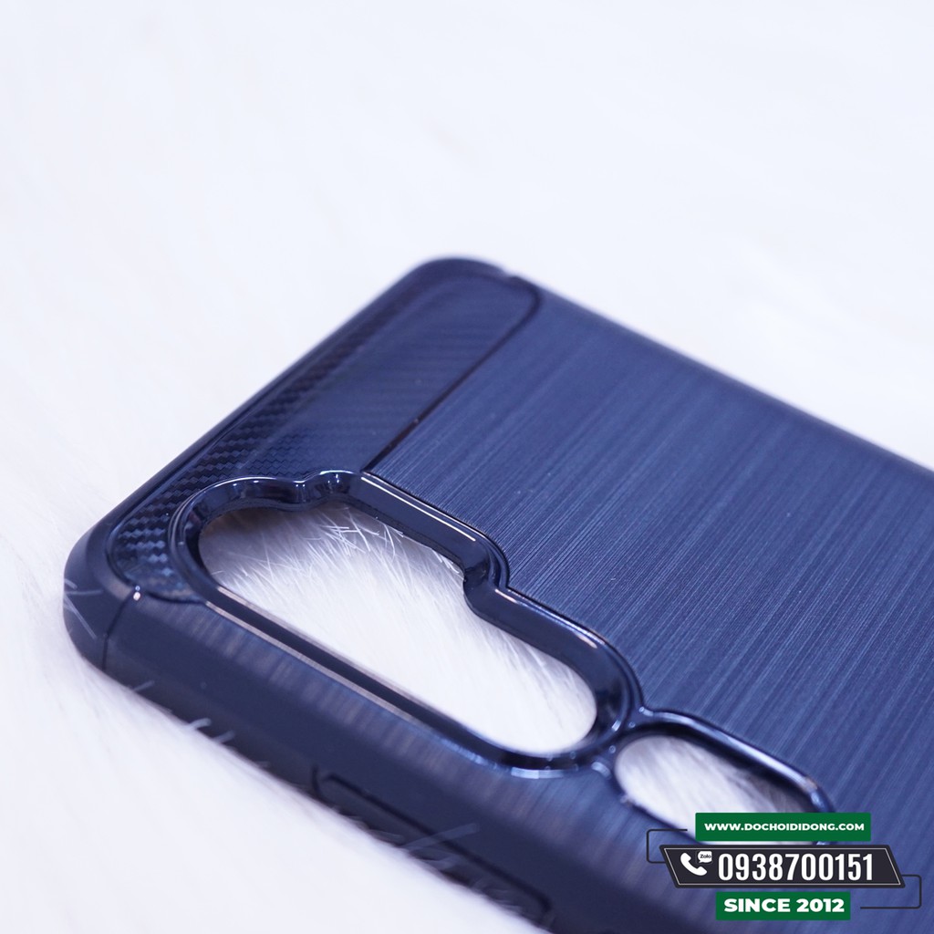 Ốp Lưng Xiaomi Mi Note 10 Pro Likgus Dẻo Sọc Kim Loại Chống Sốc