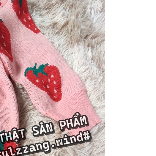 Đầm maxi len dâu tây 3 màu - u.w