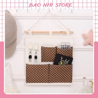 TÚI TREO TƯỜNG ĐỰNG ĐỒ 4 NGĂN TIỆN LỢI 88009 bảo nhi shop