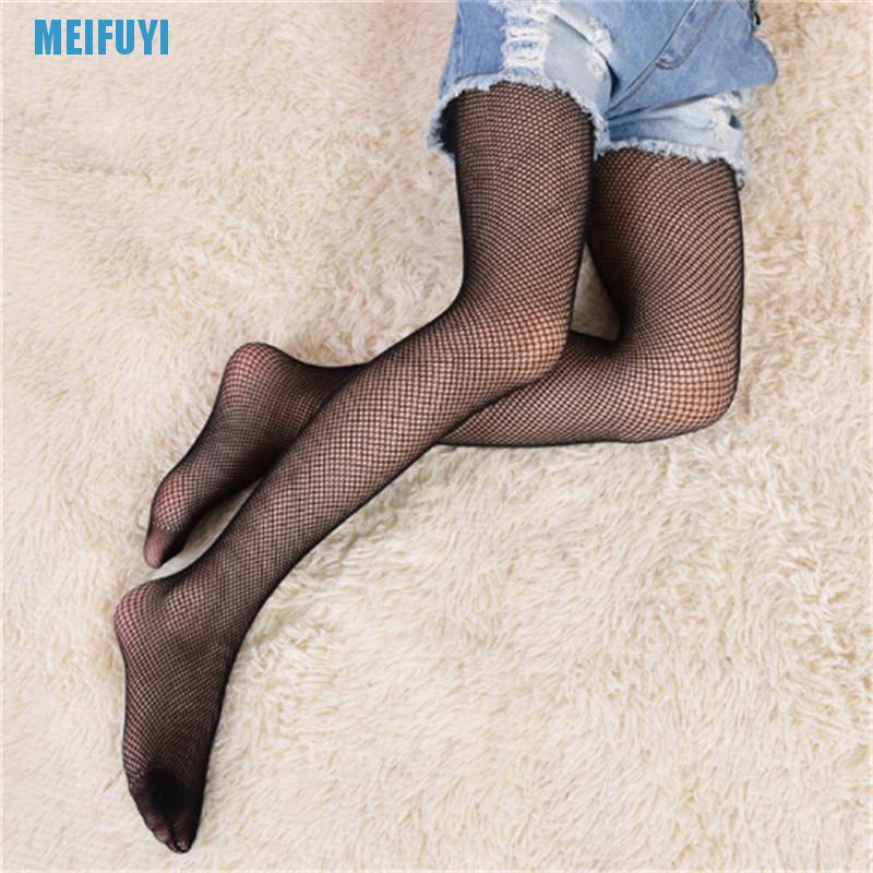 Quần Tất Lưới Đen Phối Ren Cho Bé Gái 439v