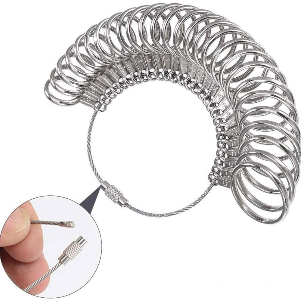JARRED Set 31 Thước Đo Kích Cỡ Nhẫn Đeo Ngón Tay