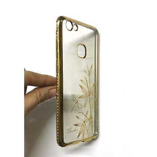 Ốp Lưng dẻo đính đá hoa văn Vivo Y71 / Vivo 1801