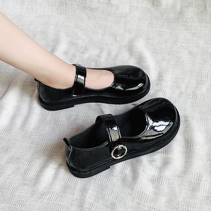 Giày Búp Bê Da Mềm Phong Cách Lolita Nhật Bản Xinh Xắn Dành Cho Nữ ISS990